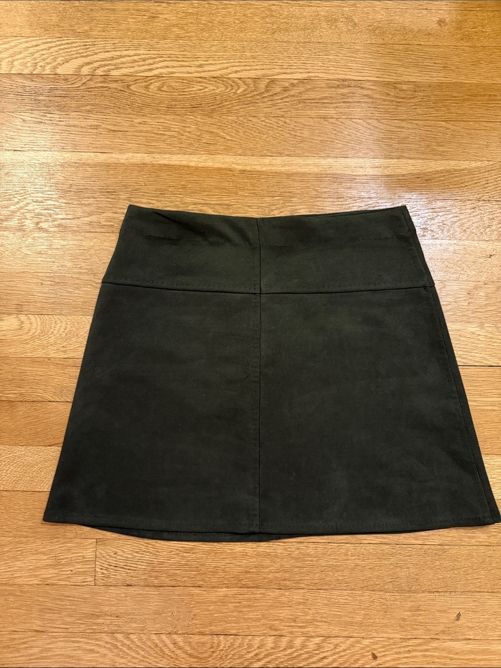 Max Studio Faux Suede Mini Skirt
